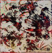 Image 1 of Powerball #5 - Original painting on mounted wooden panel. By Alan C. Martin