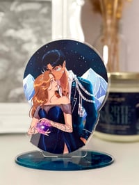 Standee Caída de estrellas, Acotar.