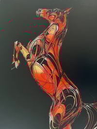 Image 4 of Rearing Horse – Black Edition