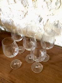 Image 7 of Grands verres à pieds anciens 