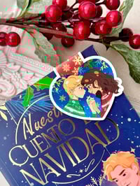 Nuestro cuento de Navidad, Marcapáginas Literarios Edición Corazones.