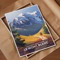 Image 4 of Affiche - le Mont Blanc - Chamonix Mont Blanc 