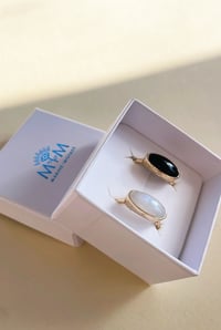 Image 3 of Bague Orion | onyx noire