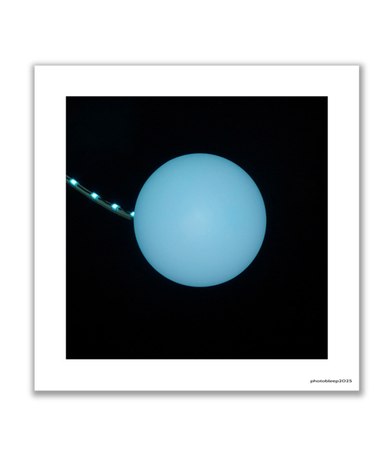 Image of  blue light abstract .v4 Fine Art Print