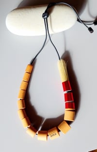Image 1 of 'povera' paintbrush necklace