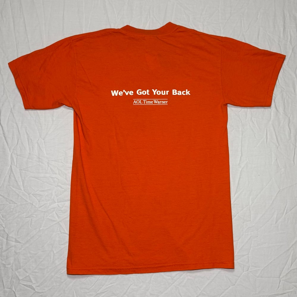 Image of 2000s AOL Time Warner Cartoon Characters Promo Graphic Tee