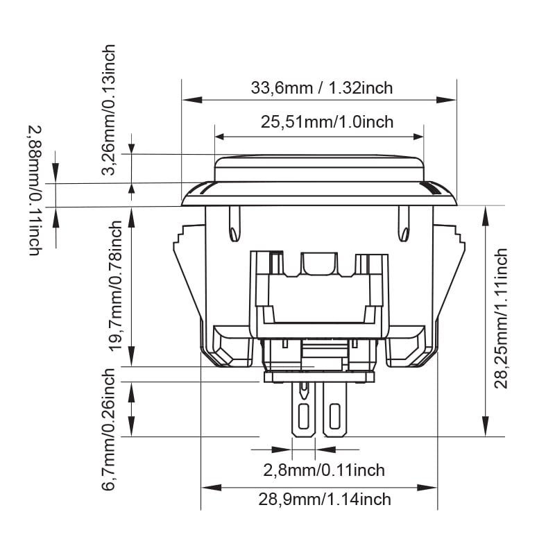 Qanba Gravity KT Adjustable Throw Arcade Buttons | jonyfraze