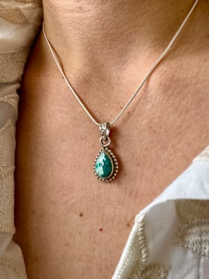 Image of Pendentif turquoise du Tibet kssv