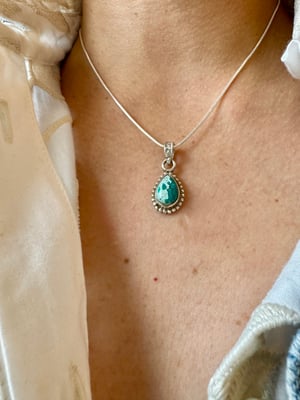 Image of Pendentif turquoise du Tibet kssv