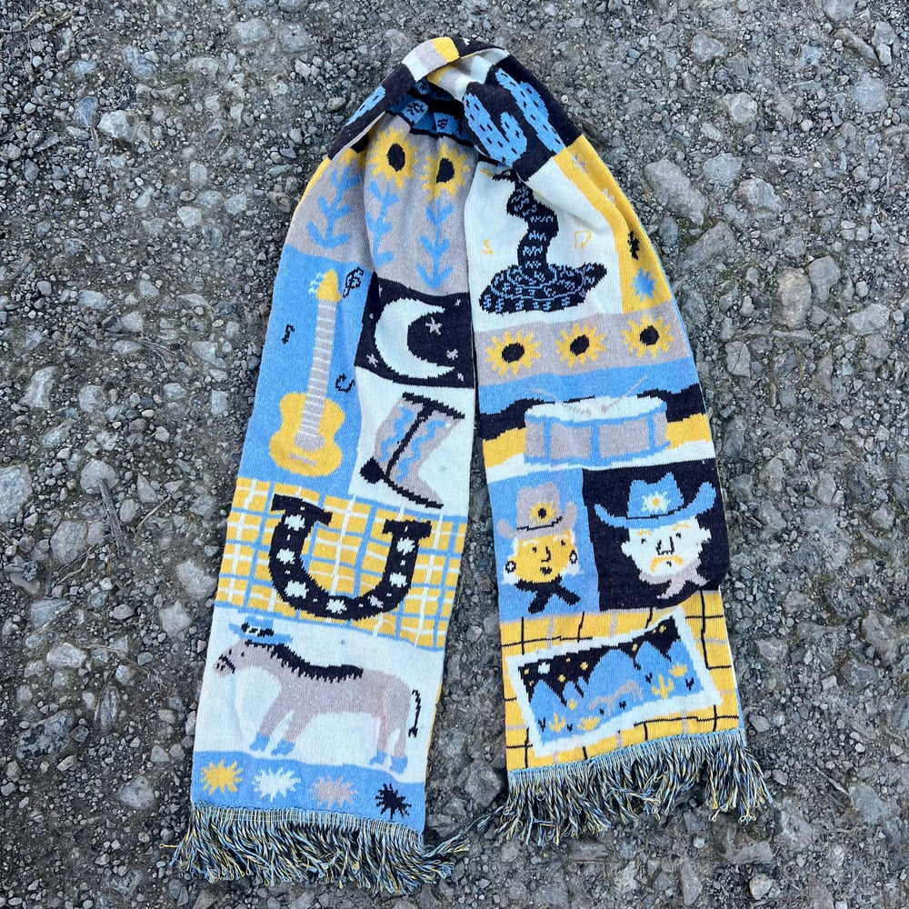 Image of Wild West Recycled Cotton Scarf