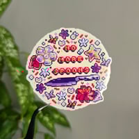 No More Spoons (beads) - sticker 