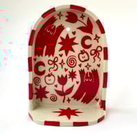 Image of Red Devil Doodles Wall Shelf 