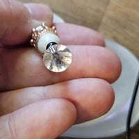 Image 9 of Amulet for Strength – Howlite & Blue Stone Necklace with Crown