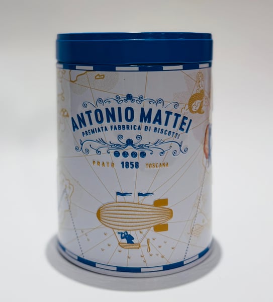 Image of Mattei Amerigo Almond Tall Tin 125g