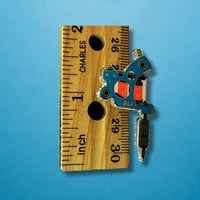 Image 2 of Tattoo Machine Enamel Pin BLP!