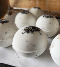 Image 1 of Lavender Goat Milk Bath Bomb