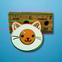 Image 2 of Breakfast Kitty Enamel Pin