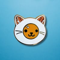 Image 1 of Breakfast Kitty Enamel Pin