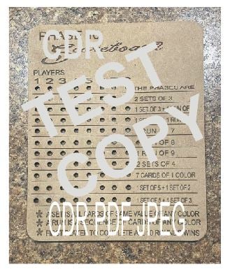 Image of Scoreboard Phase 10 Engrave / Print / Cut File.