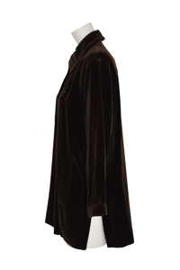 Image 7 of 1980s Yves Saint Laurent long velvet jacket