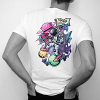 Image 3 of Astro Graphic T-shirt - White
