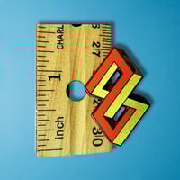 Image 2 of Impossible Object Enamel Pin