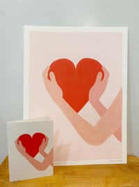 Image 1 of Affiche Coeur