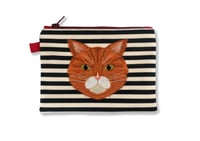 Image 1 of CAT POUCH - BLACK AND WHITE
