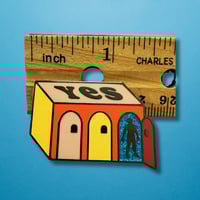 Image 2 of Khruangbin YES Enamel Pin: "Evan Finds the Third Room"