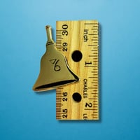 Image 2 of Gladys's Golden Bell Enamel Pin