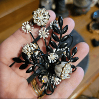 Image 1 of Vintage Brooch Protection Amulet for Aura Cleansing, Energy Shielding, and Emotional Balance