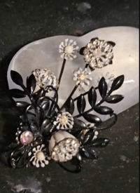 Image 3 of Vintage Brooch Protection Amulet for Aura Cleansing, Energy Shielding, and Emotional Balance