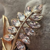 Image 4 of Vintage Leaf Brooch for Prosperity, Confidence & Divine Flow
