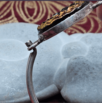 Image 6 of Vintage Sterling Silver Bracelet for Motivation, Energy Protection, Abundance & Angelic Connection