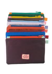 Image 5 of CAT POUCH - BURGUNDY AND YELLOW