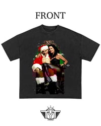 Image 1 of Oversized Cropped 'Bad Santa' Shirt