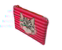 Image 3 of CAT POUCH - RED AND PINK