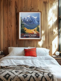 Image 2 of Affiche - le Mont Blanc - Chamonix Mont Blanc 