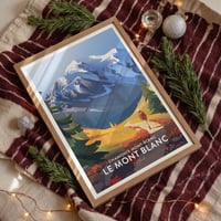 Image 3 of Affiche - le Mont Blanc - Chamonix Mont Blanc 