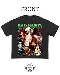 Image 1 of Oversized Cropped 'Bad Santa 2.0' Shirt