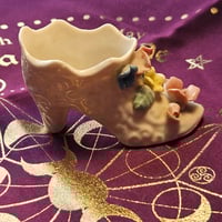 Image 5 of Vintage Shoe with Flowers for Money Wealth Luck and Financial Gains Spelled