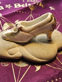 Image 3 of Vintage Shoe with Gold Brushing - Enchanted - Money Wealth Luck and Financial Gains Spelled