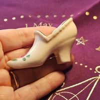 Image 4 of Vintage Shoe with Rose Design- Enchanted - Money Wealth Luck and Financial Gains Spelled