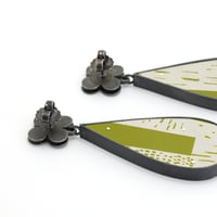 Image 2 of Grand Petal Drops - Purple & Burnt Orange