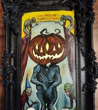 Image 1 of "Conjoined Freakshow Banner" - Oil Painting