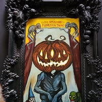 Image 2 of "Conjoined Freakshow Banner" - Oil Painting