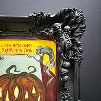 Image 3 of "Conjoined Freakshow Banner" - Oil Painting