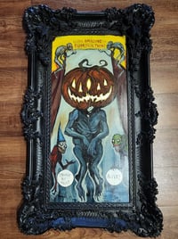 Image 5 of "Conjoined Freakshow Banner" - Oil Painting