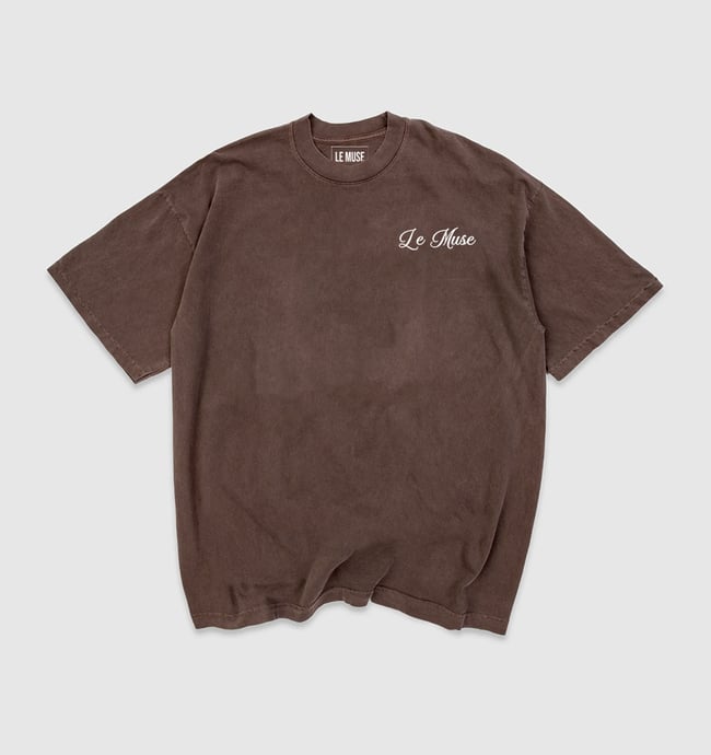  IT'S NEVER A LOSS TEE- MOCHA