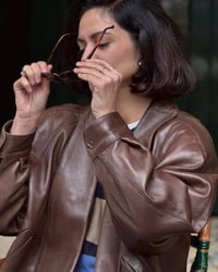 Image 1 of 1980s Claude Montana leather jacket